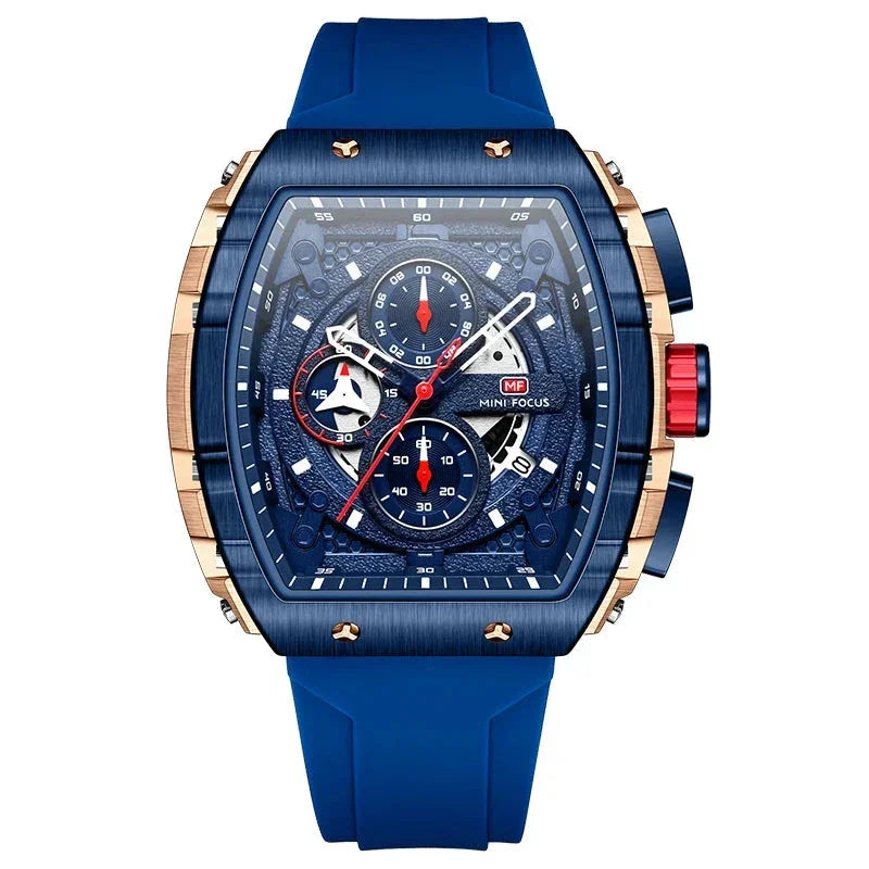 Montre tonneau sportive | Tenue de tous les jours
