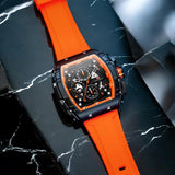 Montre tonneau sportive | Tenue de tous les jours