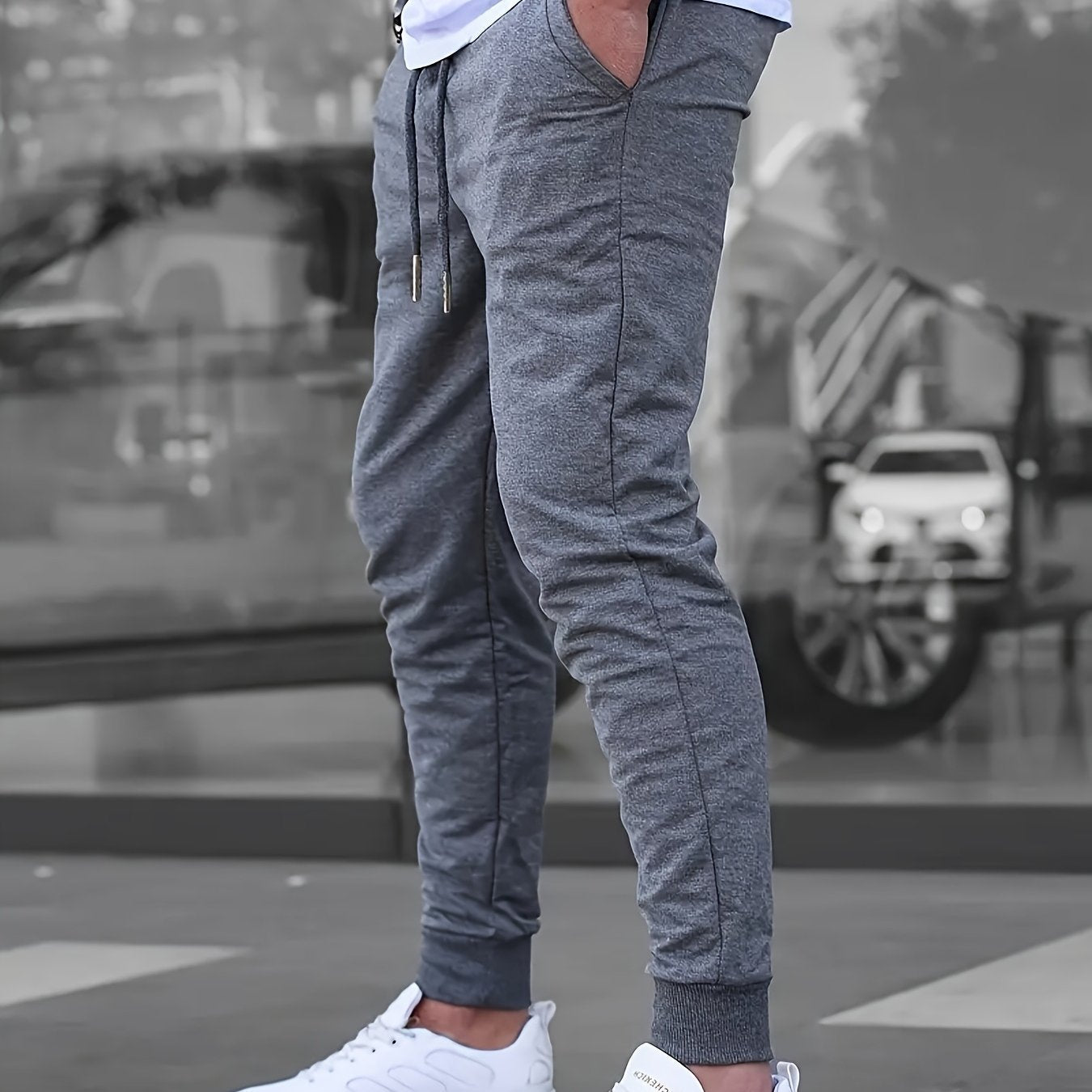 Pantalon de jogging homme | Jogging coupe slim avec poches
