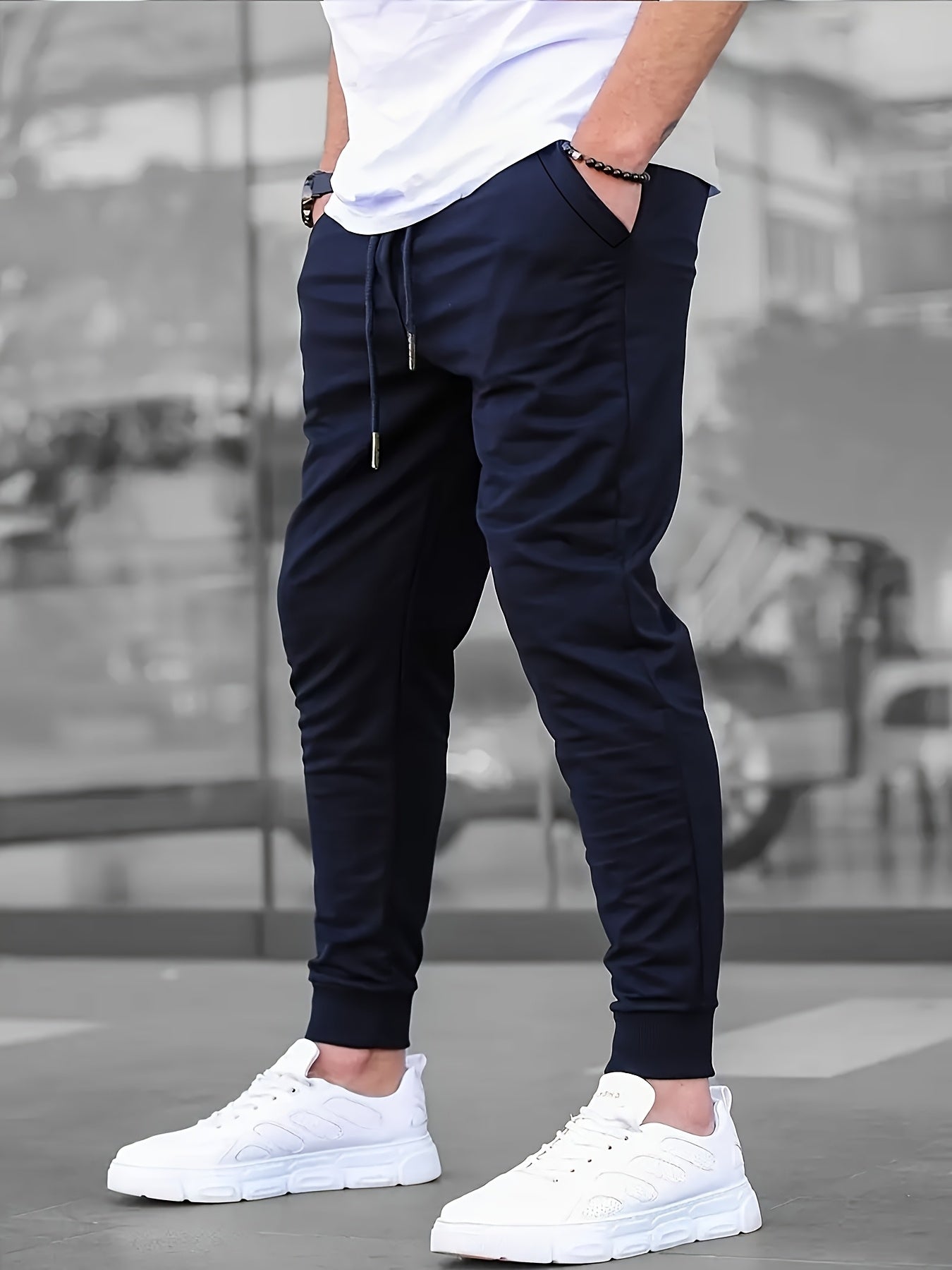 Pantalon de jogging homme | Jogging coupe slim avec poches
