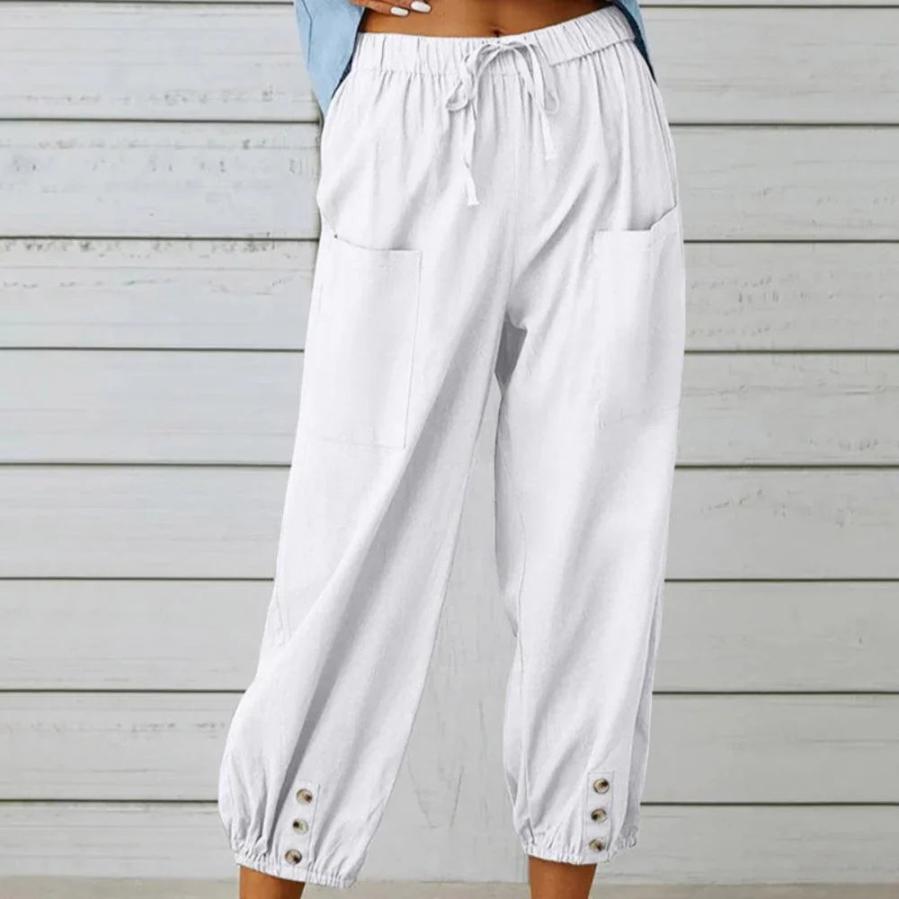 Pantalon femme large décontracté | Sorties en ville