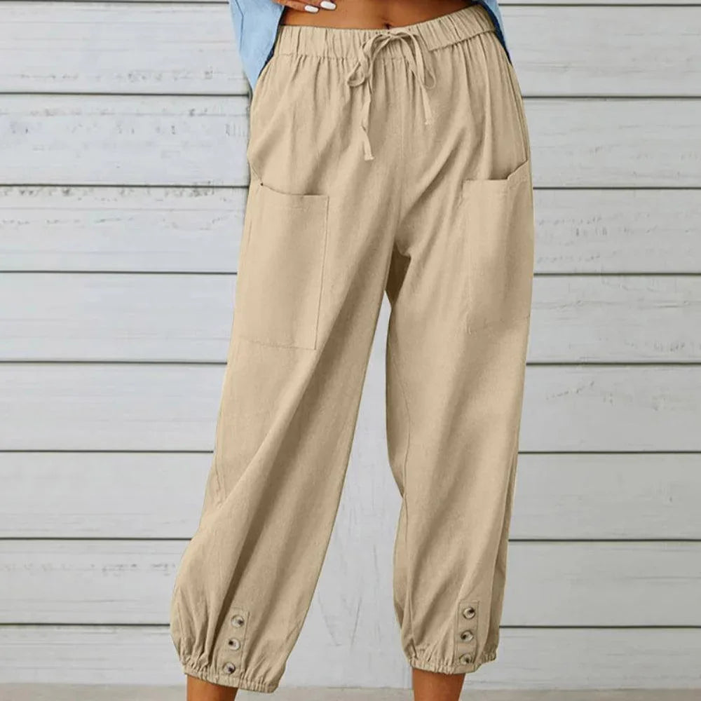 Pantalon femme large décontracté | Sorties en ville