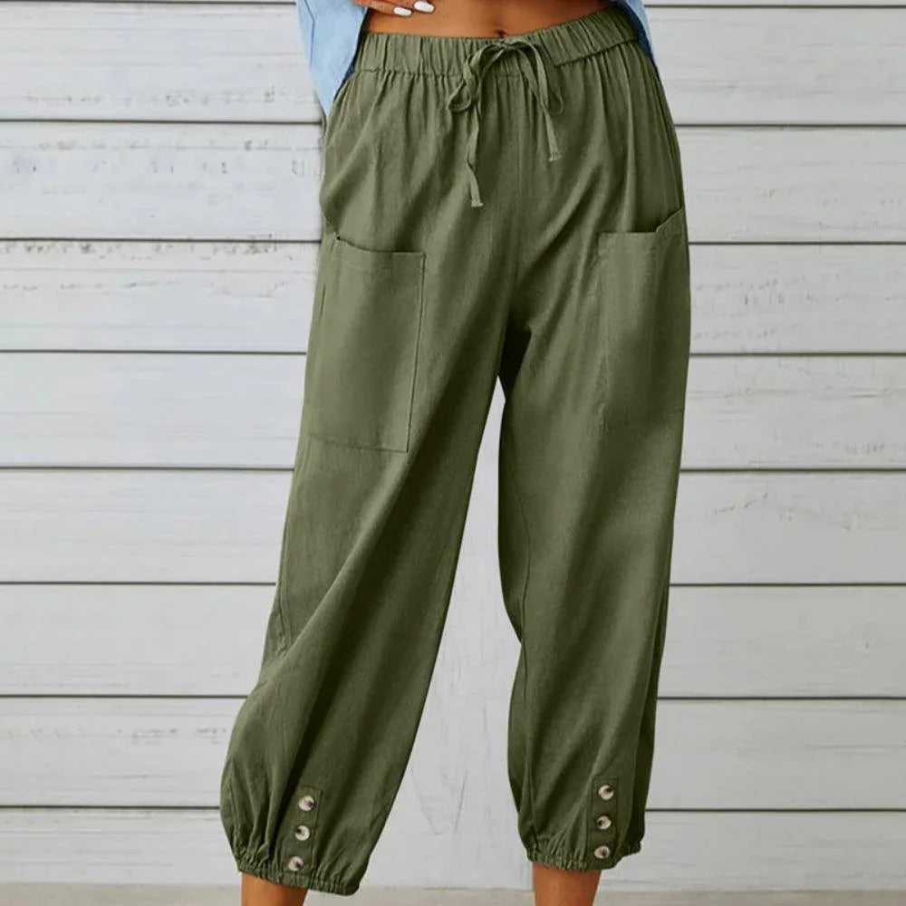 Pantalon femme large décontracté | Sorties en ville
