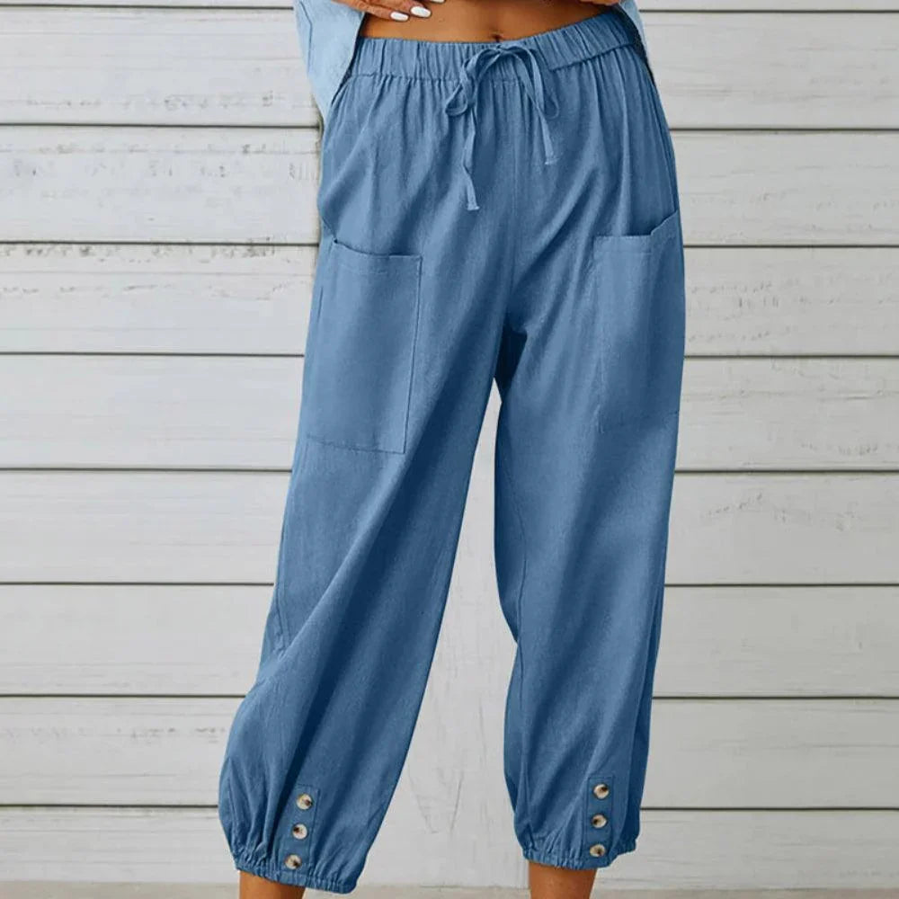 Pantalon femme large décontracté | Sorties en ville
