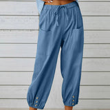 Pantalon femme large décontracté | Sorties en ville