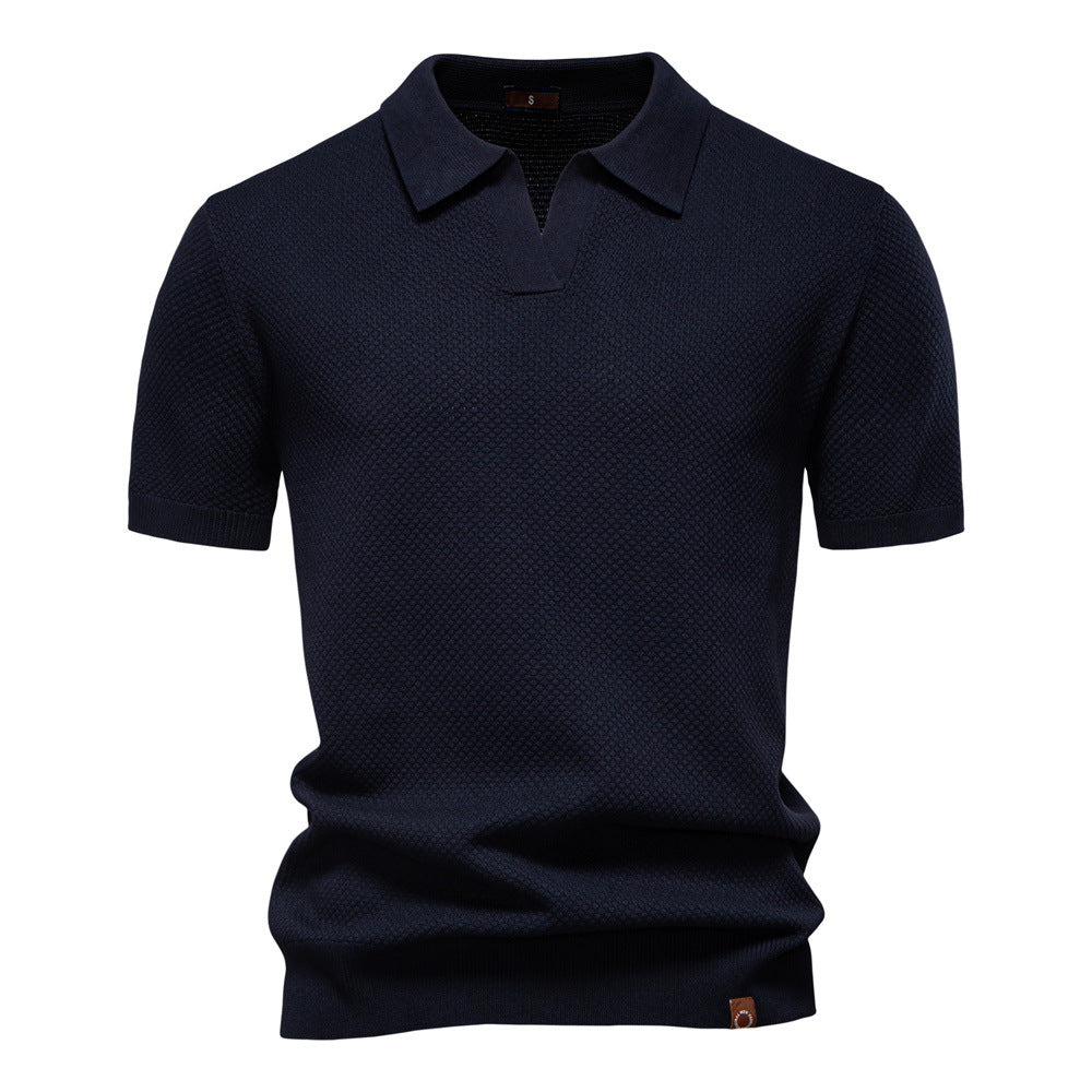Polo en tricot texturé | Sorties décontractées