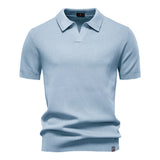 Polo en tricot texturé | Sorties décontractées