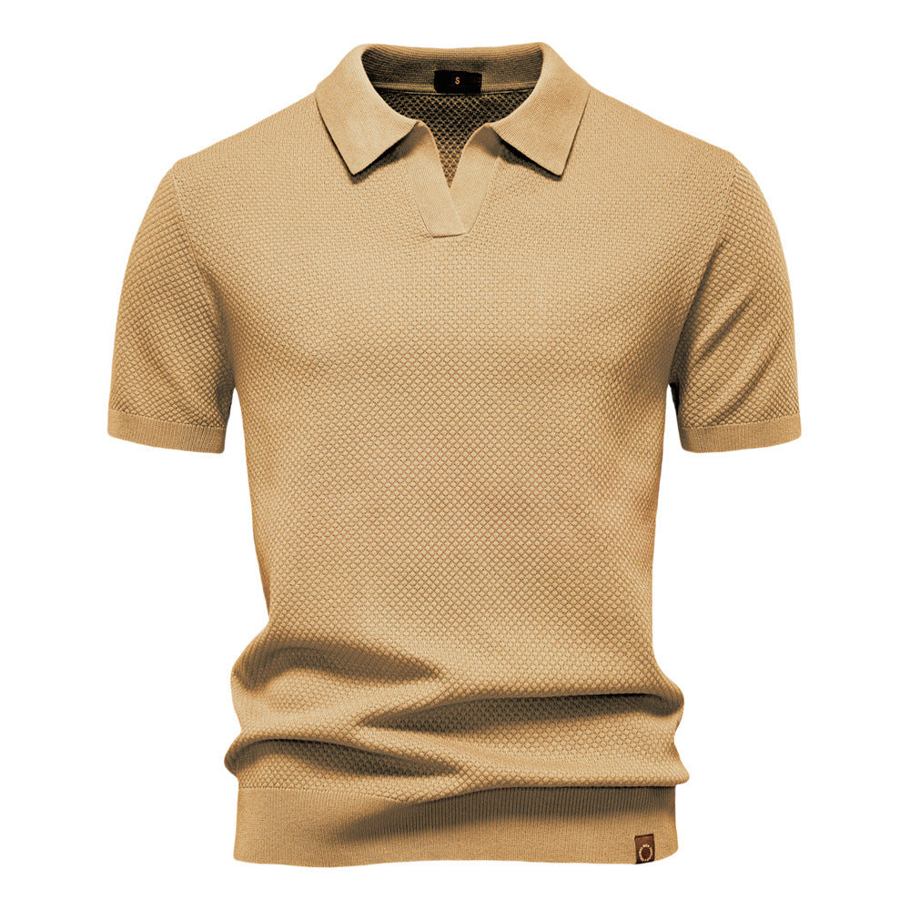 Polo en tricot texturé | Sorties décontractées