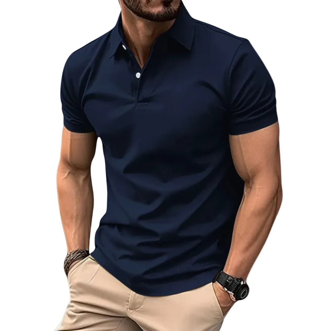Polo homme | Polo coupe slim à col