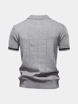 Polo homme | Polo en maille à col zippé
