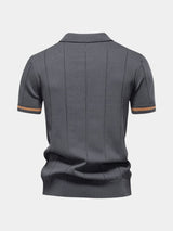 Polo homme | Polo en maille à col zippé
