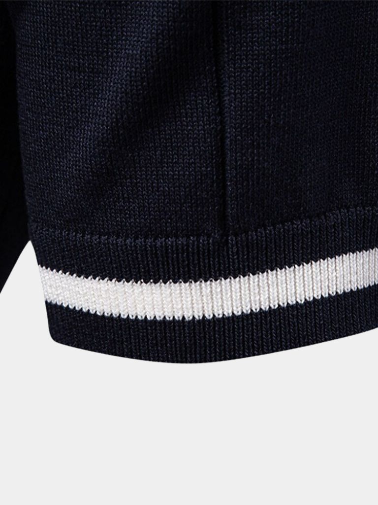 Polo homme | Polo en maille à col zippé