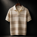 Polo homme | Polo en maille à motif ajouré