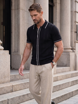 Polo homme | Polo en maille boutonné