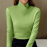 Pull col roulé femme ajusté | Superposition quotidienne
