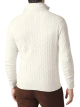 Pull col zippé homme torsadé | Sorties décontractées