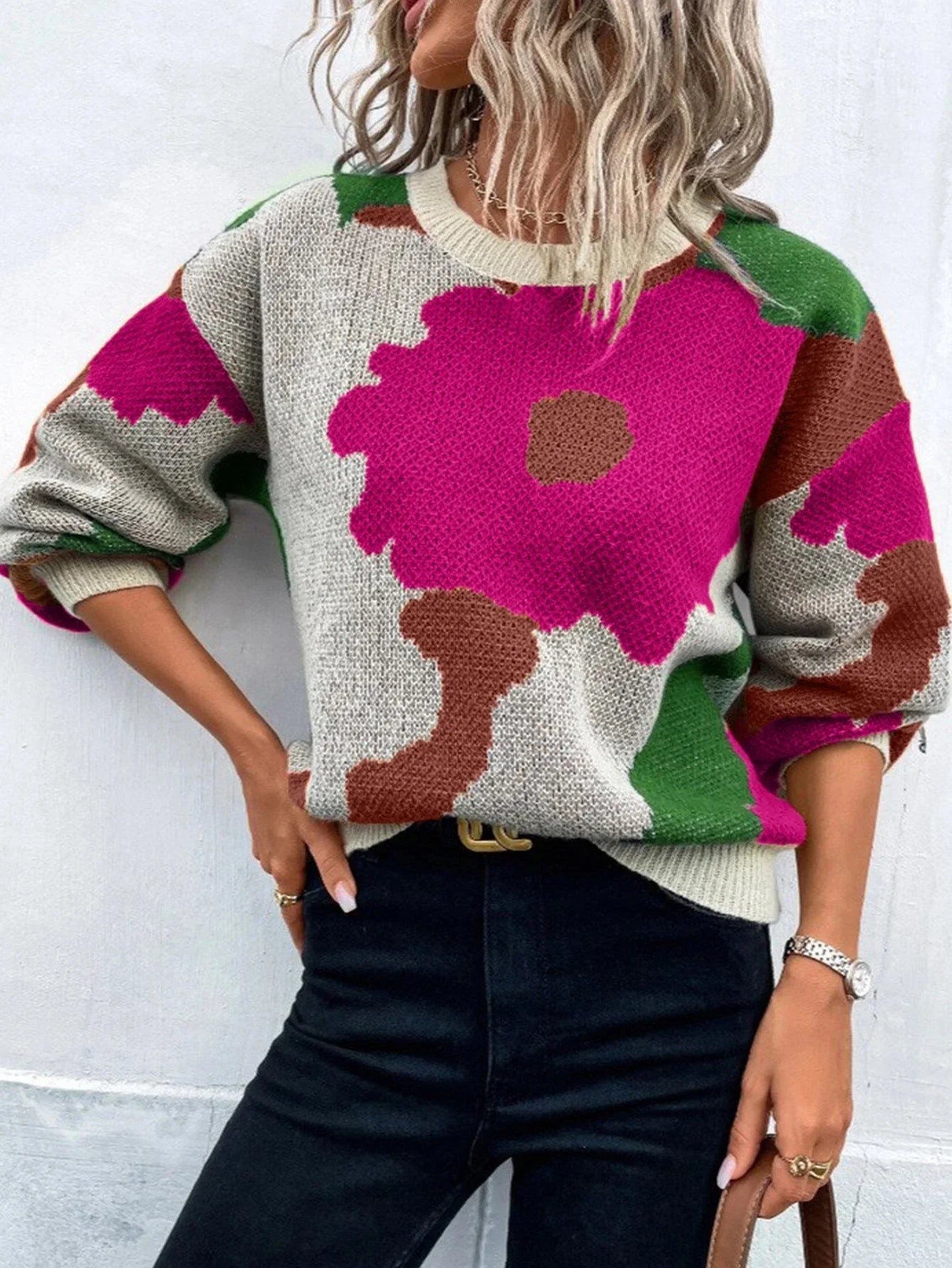 Pull femme chic et original à motif | Sorties décontractées