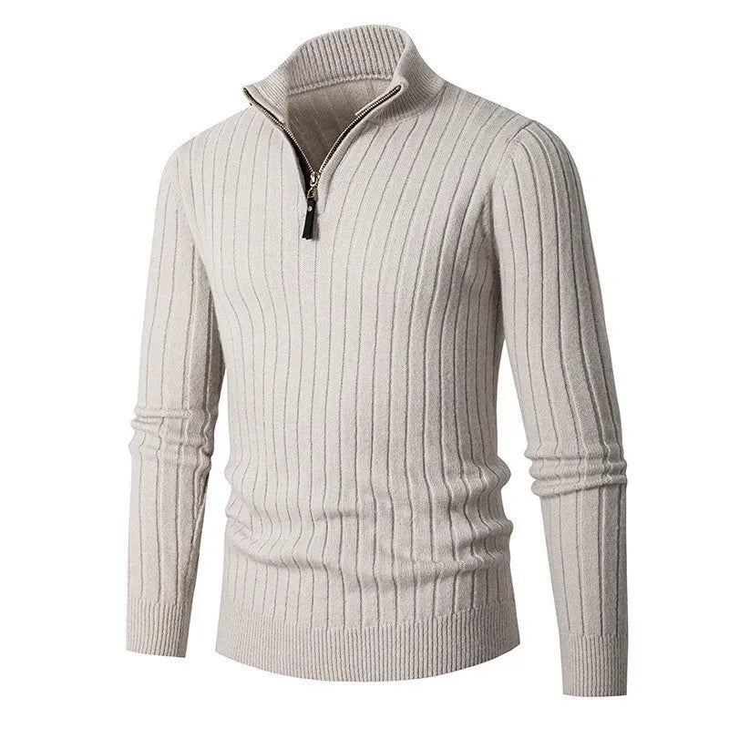 Pull texturé à demi-zip | Sorties décontractées