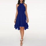 Robe d'été femme chic à col halter | Soirées estivales chics
