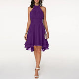 Robe d'été femme chic à col halter | Soirées estivales chics