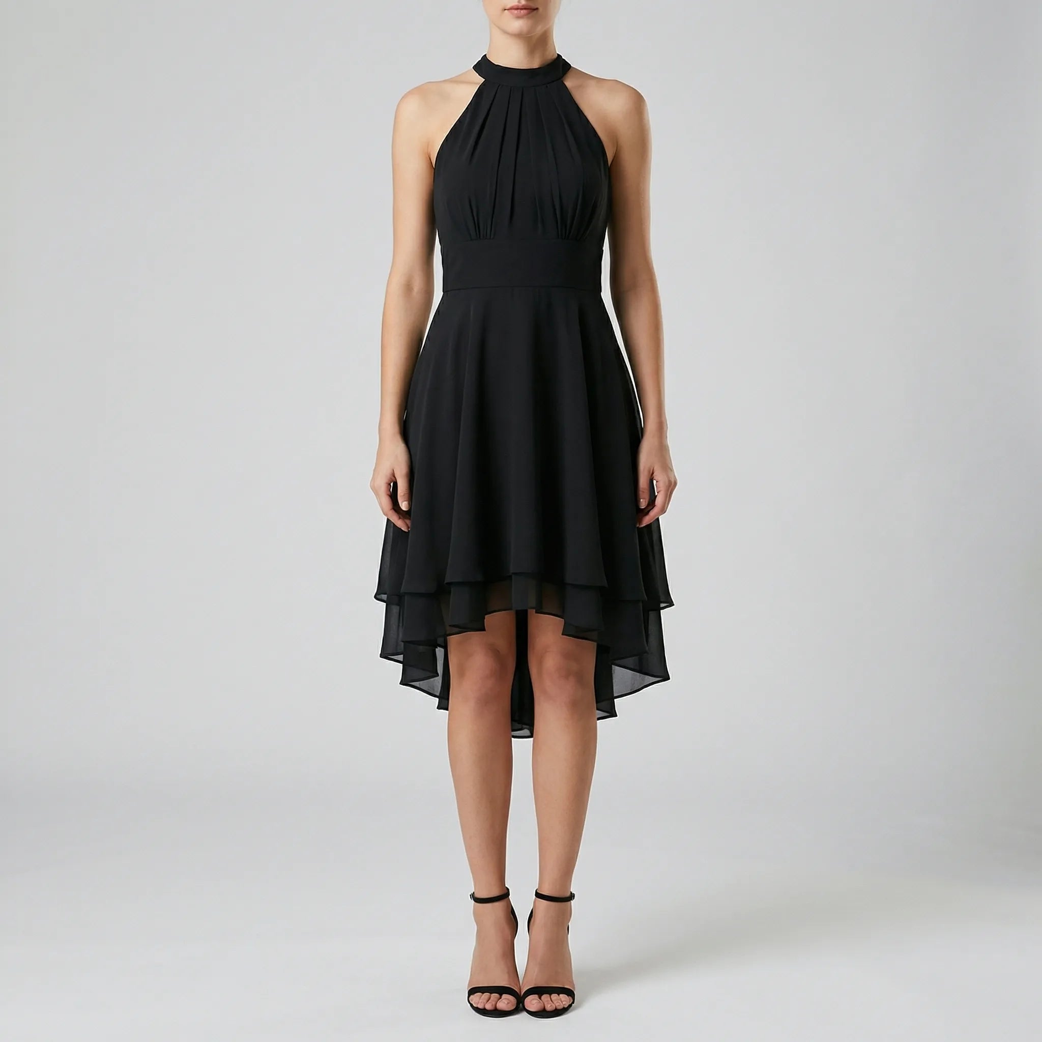 Robe d'été femme chic à col halter | Soirées estivales chics