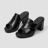 Sandales femme | Sandales confortables à talon carré