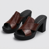 Sandales femme | Sandales confortables à talon carré