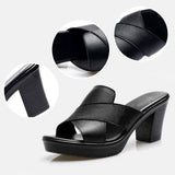 Sandales femme | Sandales confortables à talon carré