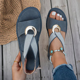 Sandales femme chic à enfiler | Promenades estivales