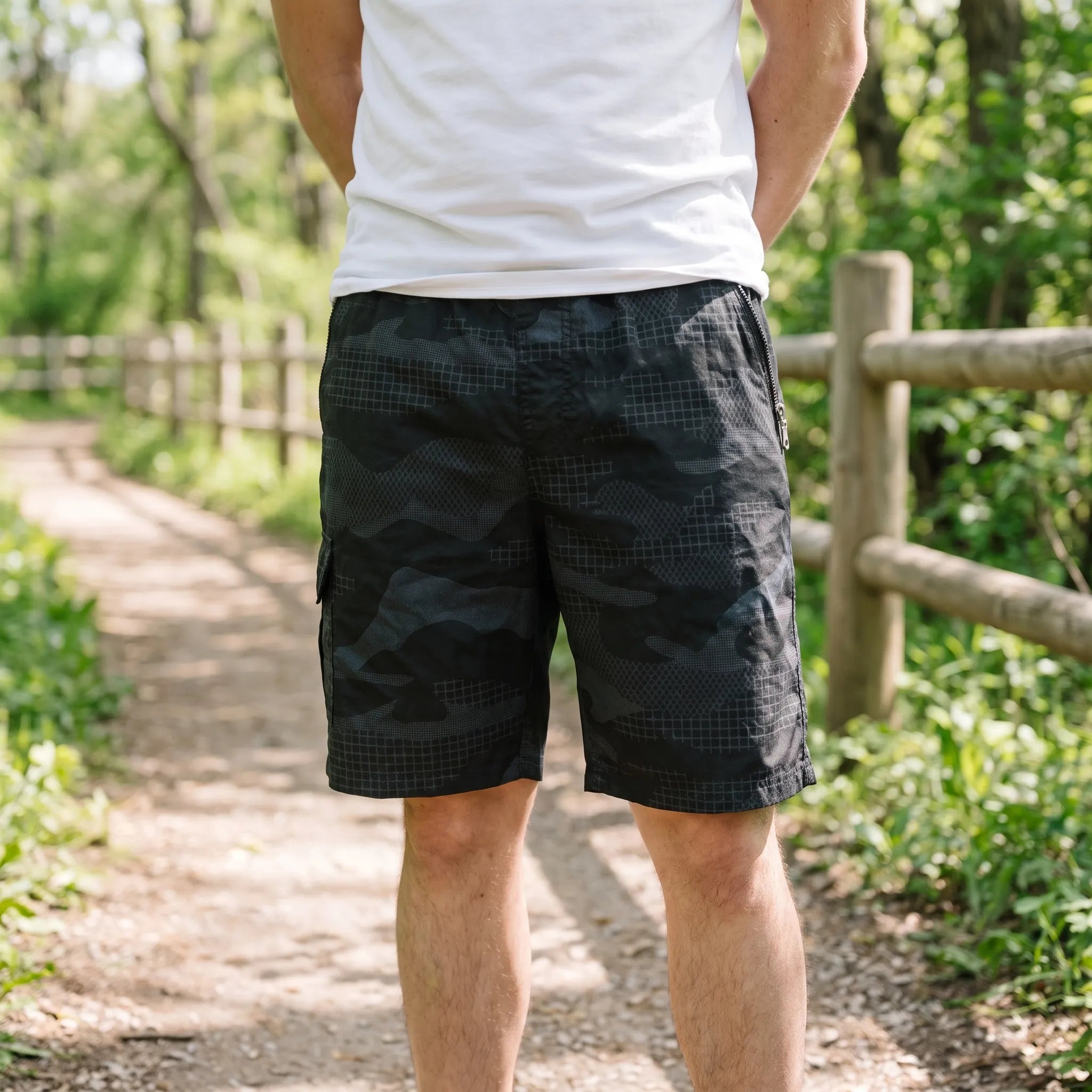 Short cargo homme | Short camouflage multipoches