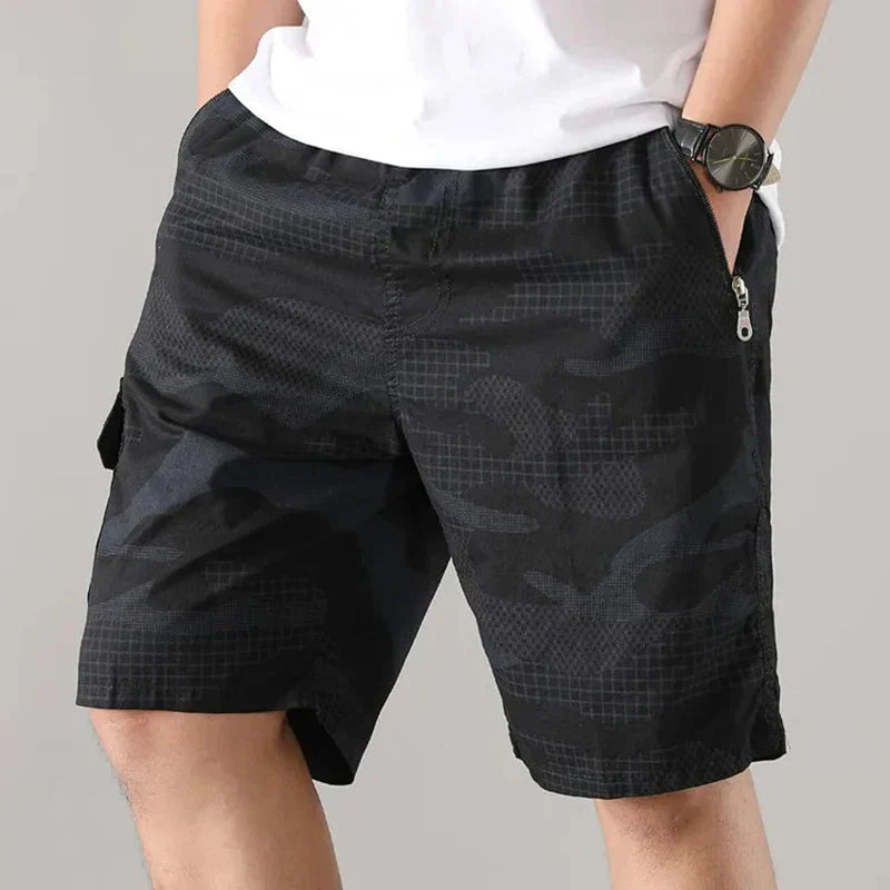 Short cargo homme | Short camouflage multipoches