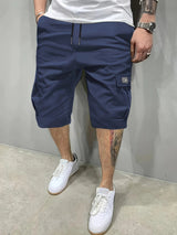 Short cargo homme | Short décontracté avec poches