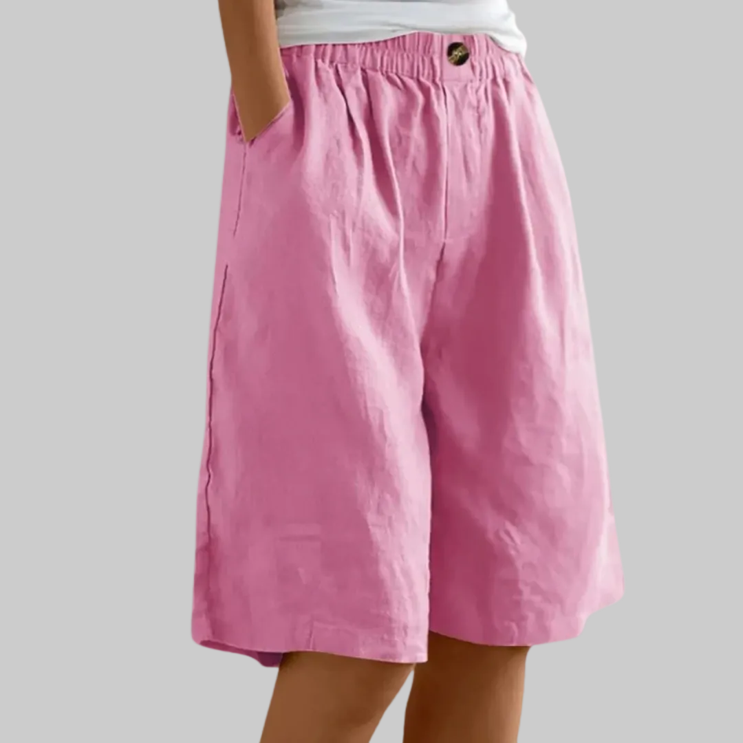 Short femme ample à taille élastique | Sorties estivales décontractées