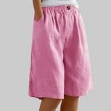 Short femme ample à taille élastique | Sorties estivales décontractées