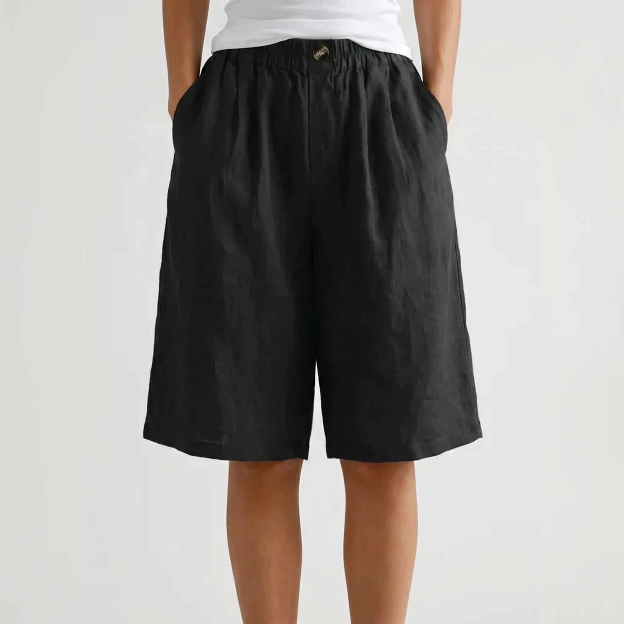 Short femme ample à taille élastique | Sorties estivales décontractées