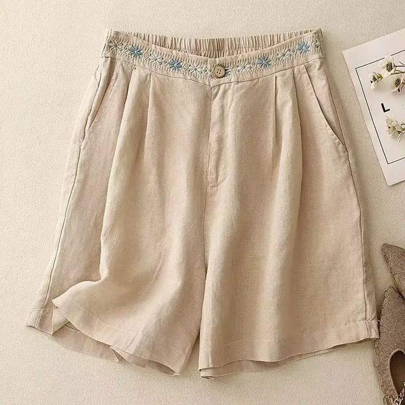 Short femme décontracté à taille haute | Sorties estivales