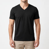 T-shirt homme | T-shirt coupe slim à col en V