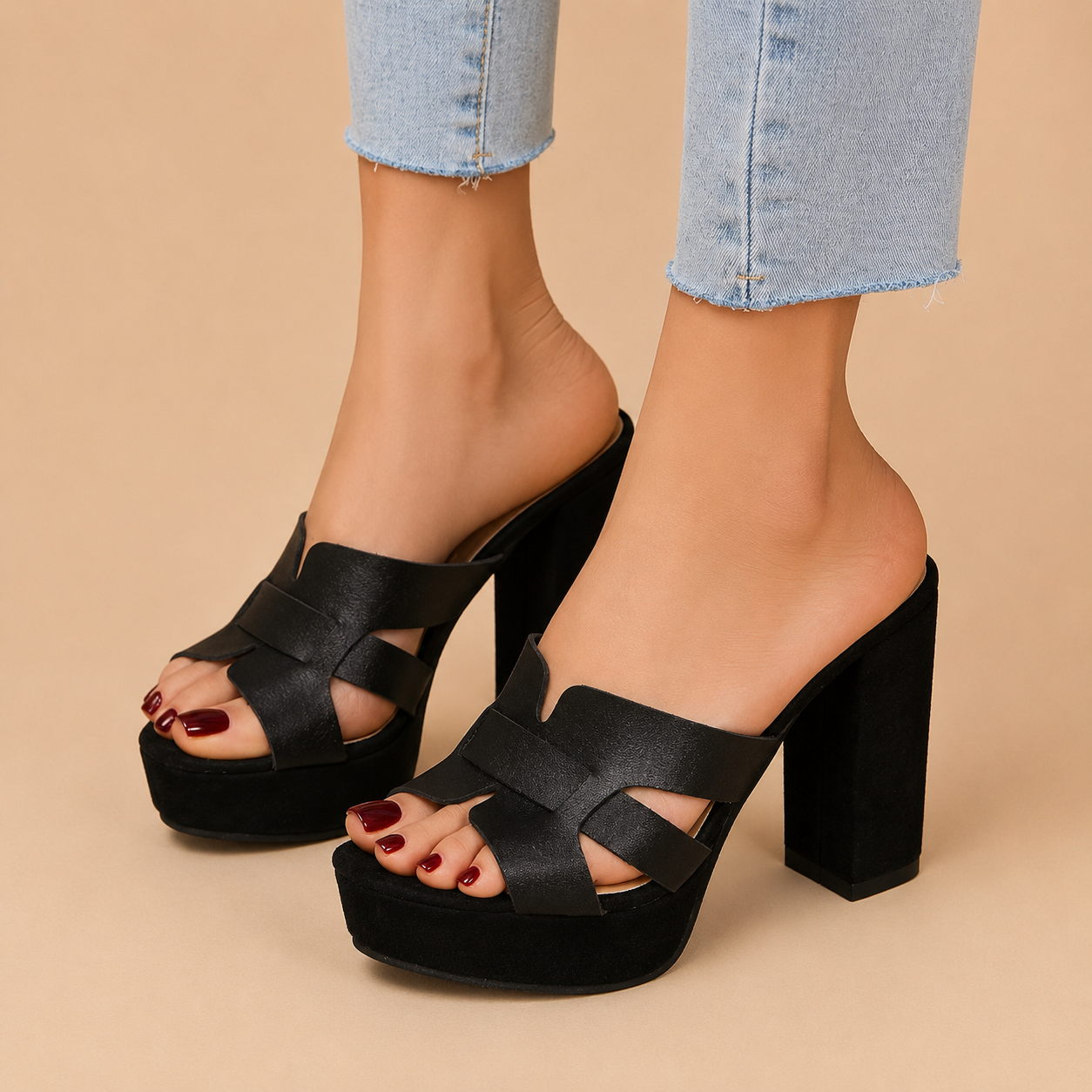 Talons pour femme | Talons carrés confortables