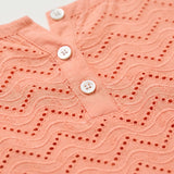 Top femme | Top en broderie à encolure carrée