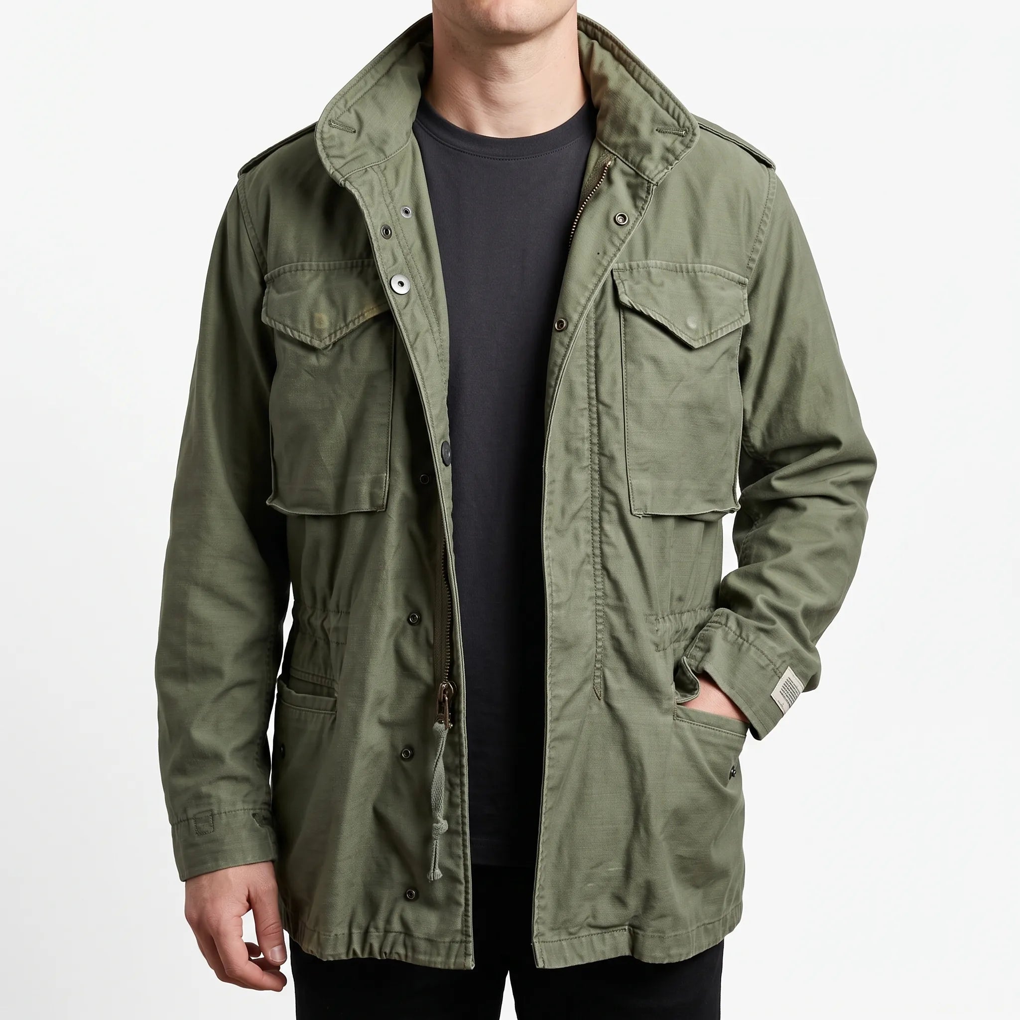 Veste de style militaire décontractée | Sorties en ville