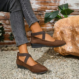 Ballerines femme | Chaussures confort à brides croisées