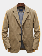 Blazer homme | Veste décontractée à poches plaquées