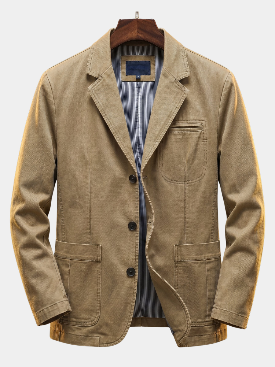 Blazer homme | Veste décontractée à poches plaquées