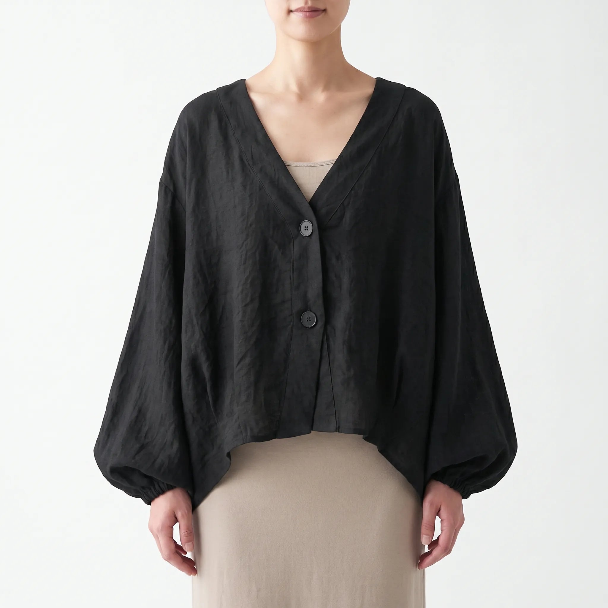 Blouse femme | Blouse légère à manches ballon