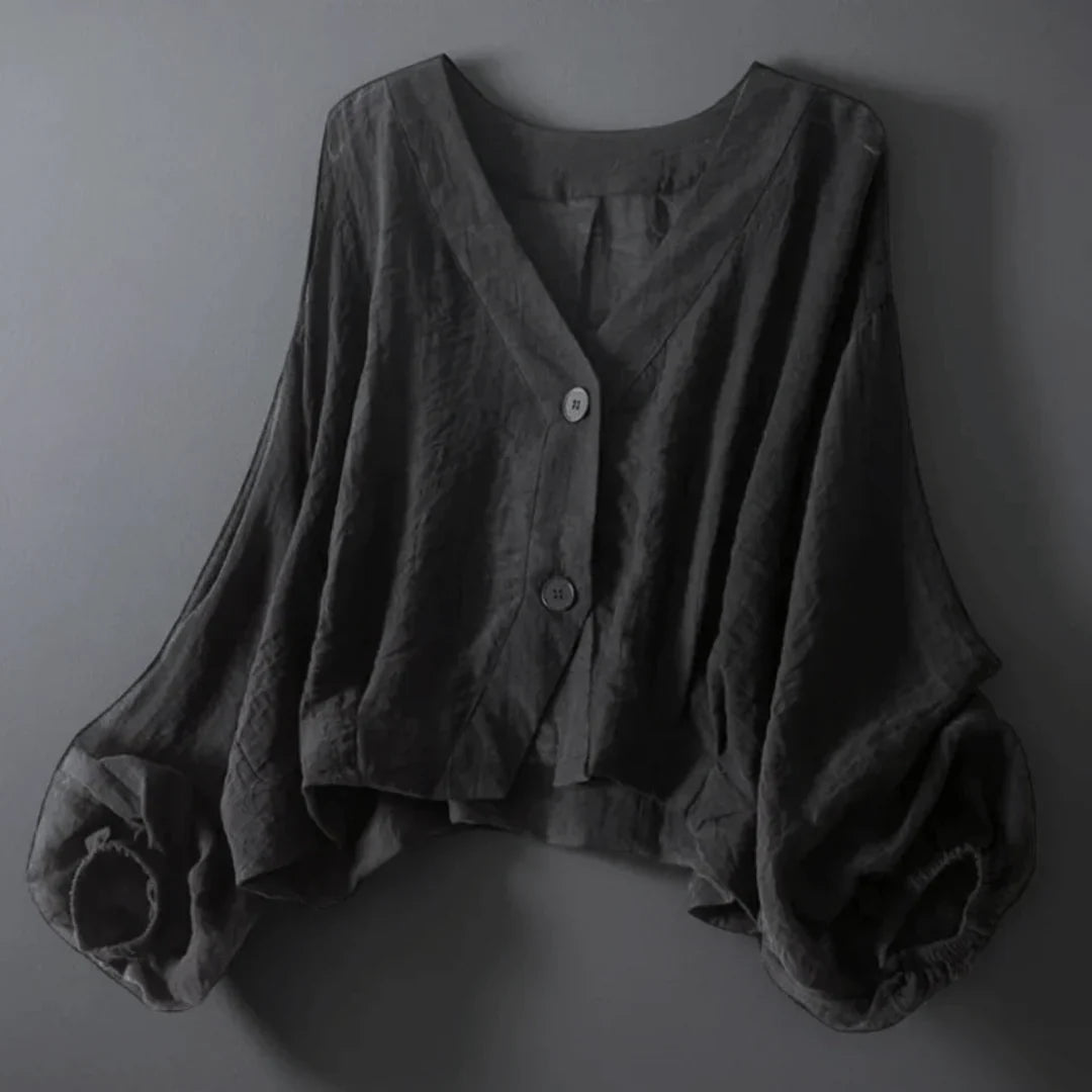 Blouse femme | Blouse légère à manches ballon
