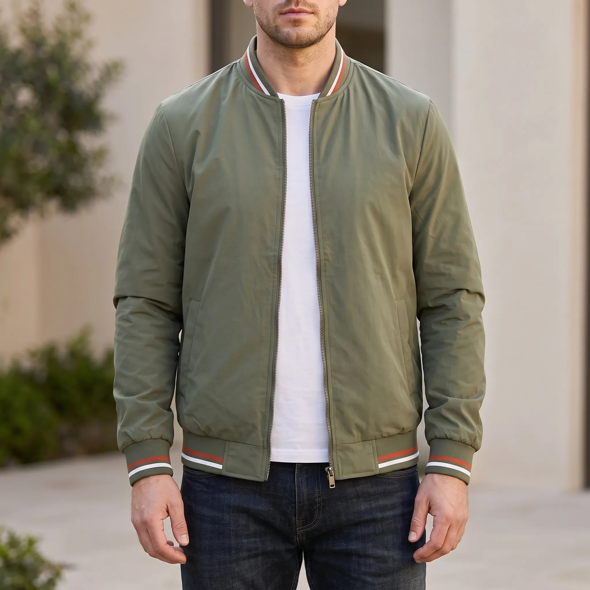 Blouson aviateur d'inspiration sportive | Sorties en ville