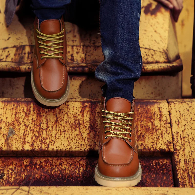 Bottines décontractées à lacets texturés | Sorties décontractées