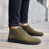 Bottines mi-hautes à lacets pour homme | Sorties quotidiennes