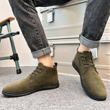 Bottines mi-hautes à lacets pour homme | Sorties quotidiennes