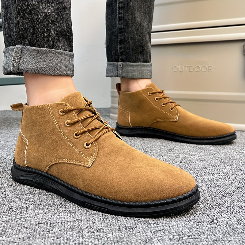Bottines mi-hautes à lacets pour homme | Sorties quotidiennes